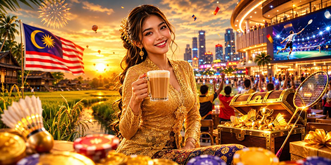 Suasana hiburan kasino bergaya kebaya Kedah Malaysia