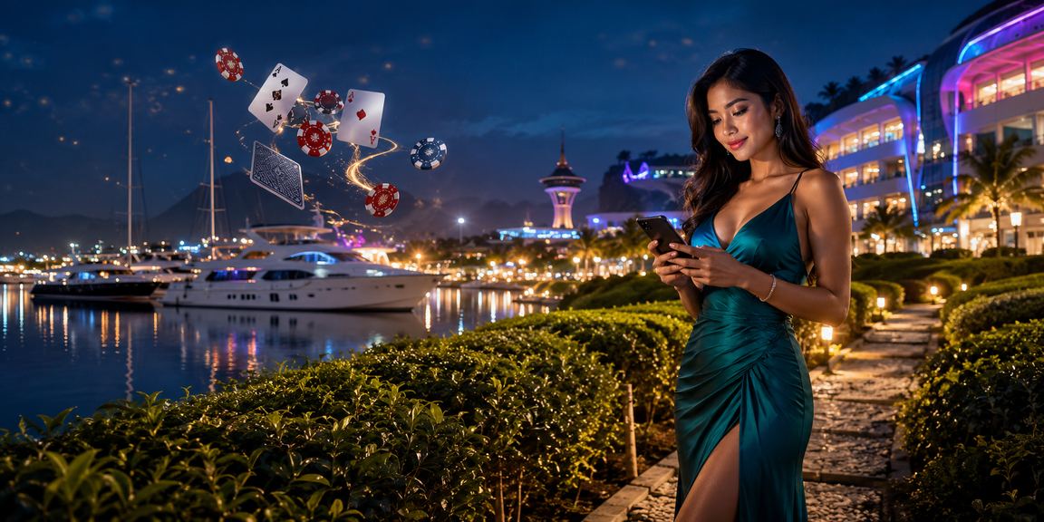 Permainan kad poker bergaya tempatan di Langkawi